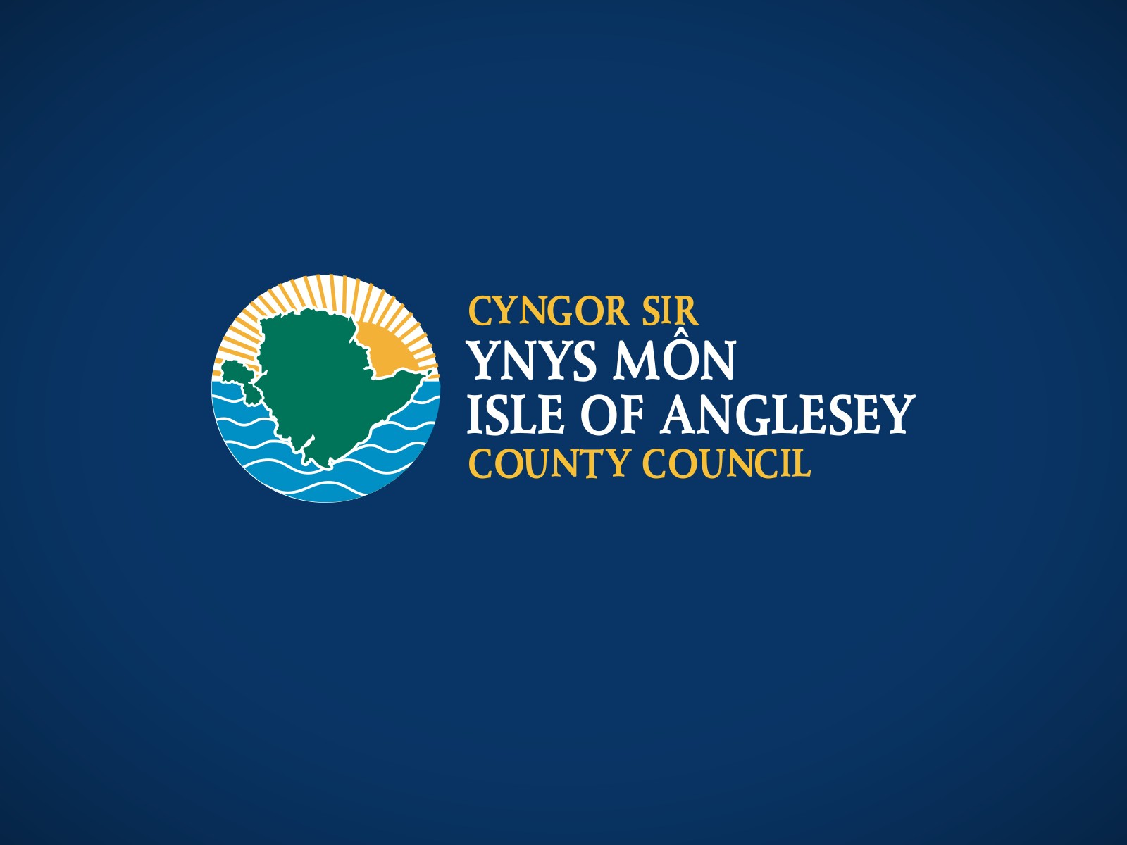 Banner with ocean view of Anglesey in the background